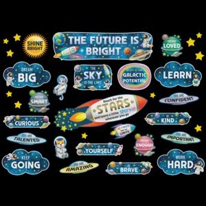 Outer Space Crew The Future Is Bright Mini Bulletin Board