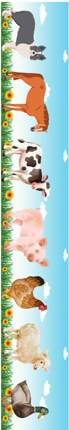 Farm Animals Custom Border