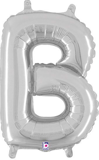 LTR 14" LETTER B SHAPE SIL