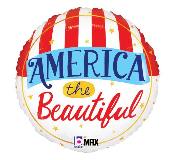 PAT 18" AMERICA THE BEAUTI