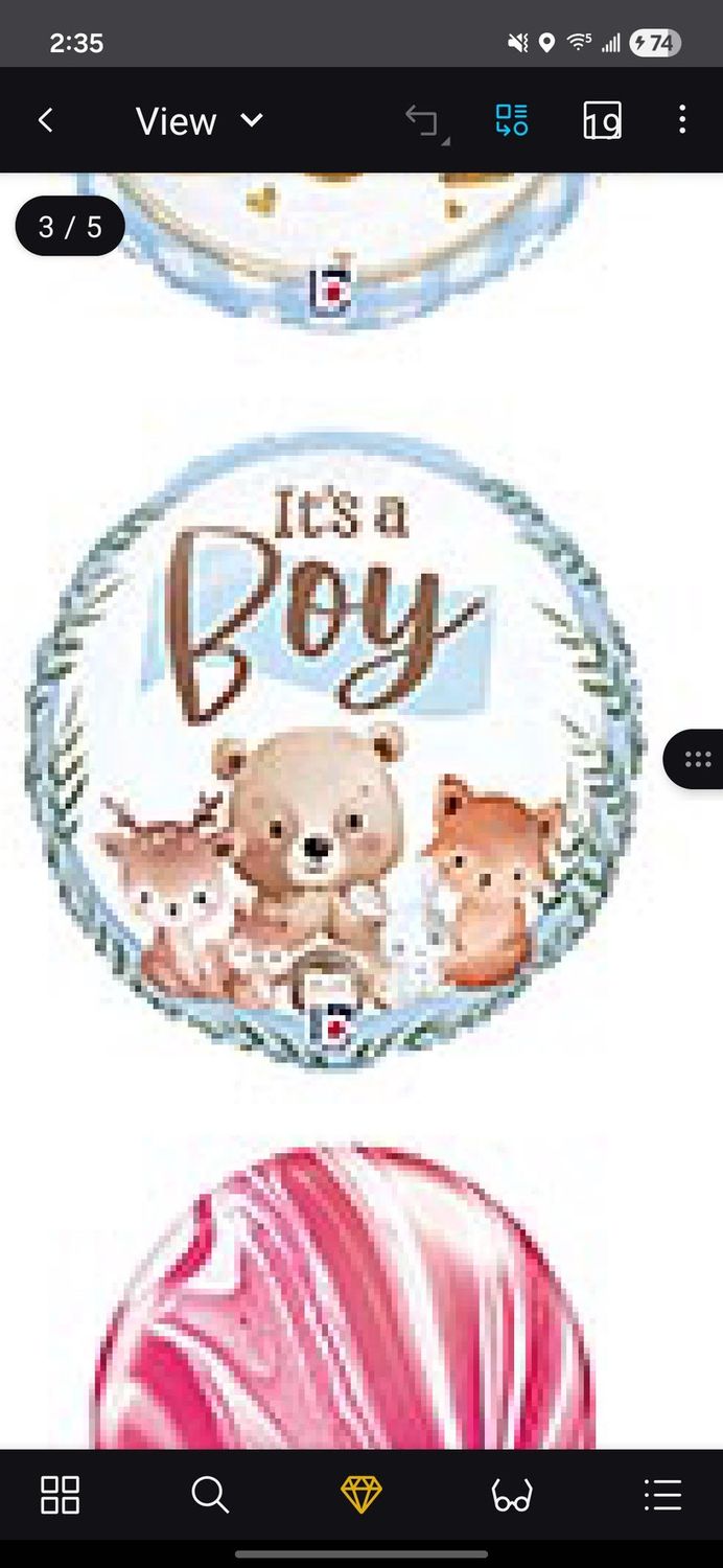 BBY 18"*PKG* IT'S A BOY
