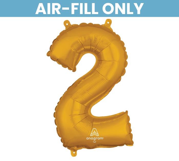 NUM 16"*PKG* NUMBER 2 GOLD
