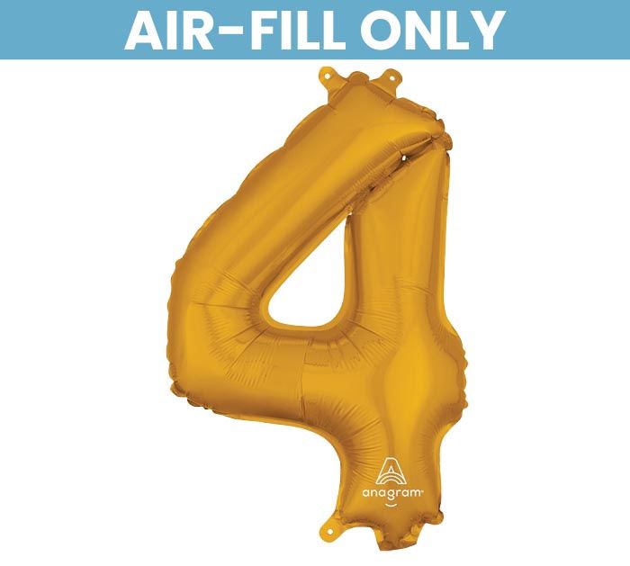 NUM 16"*PKG* NUMBER 4 GOLD