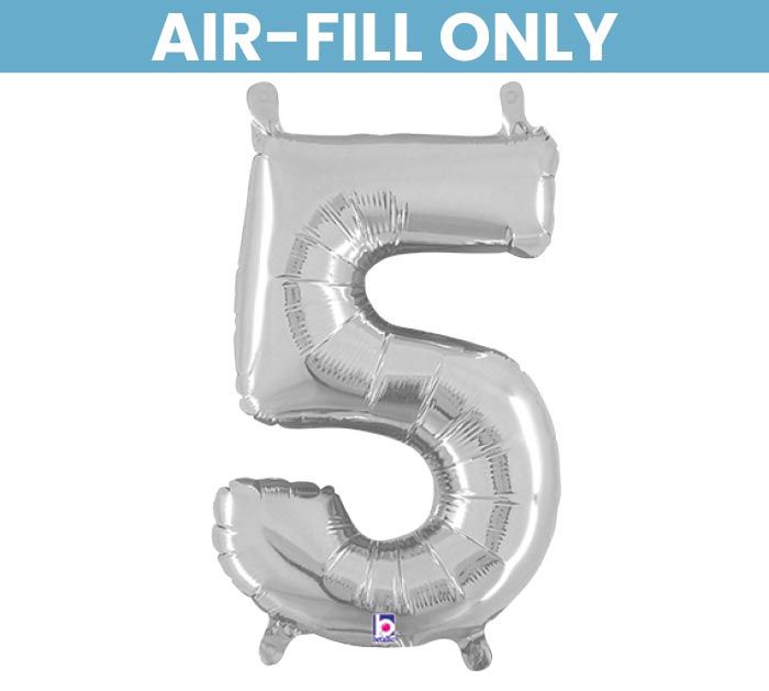 NUM 14" NUMBER 5 SHAPE SIL