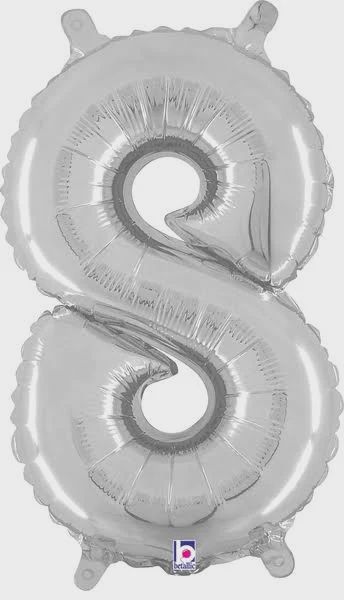 NUM 14" NUMBER 8 SHAPE SIL