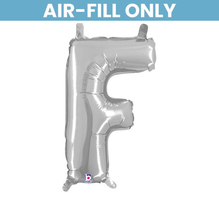 LTR 14" LETTER F SHAPE SIL