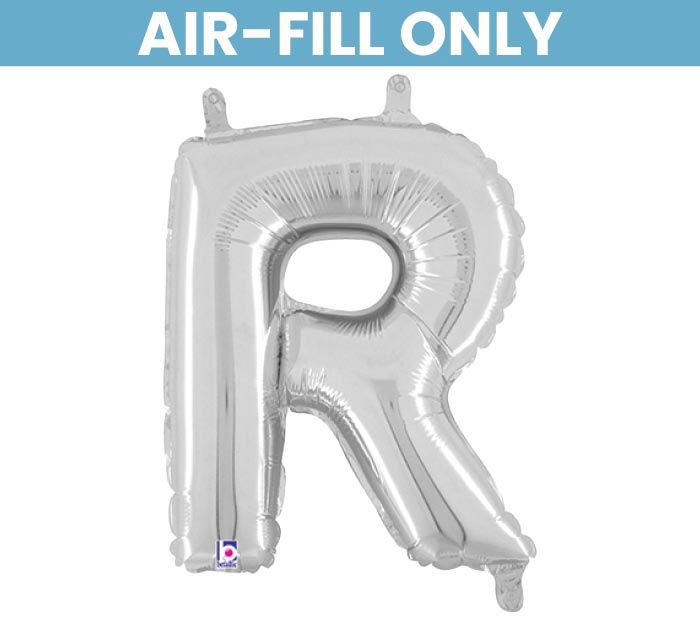 LTR 14" LETTER R SHAPE SIL