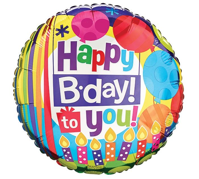 HBD 17"*PKG* HBD TO YOU PA
