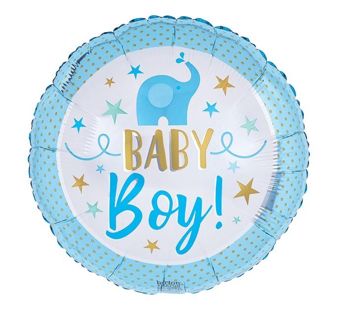 BBY 17"*PKG* BLUE ELEPHANT