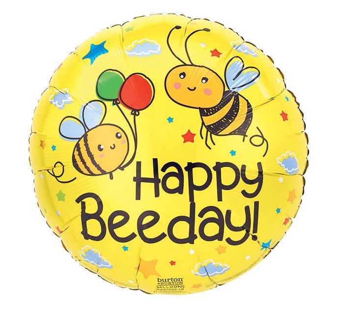 HBD 17"*PKG* HAPPY BEEDAY