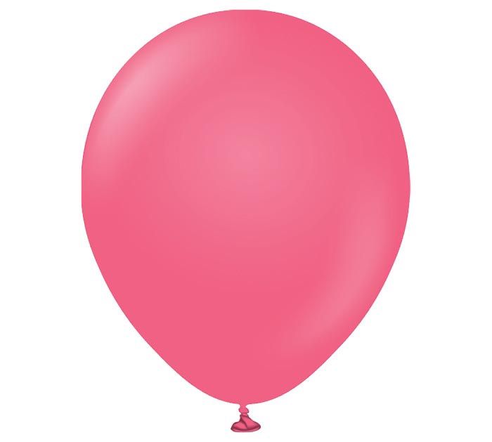 5" Kalisan standard fuchsia latex balloon., Type: unfilled