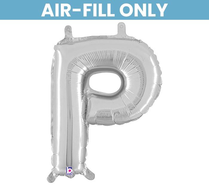 LTR 14" LETTER P SHAPE SIL