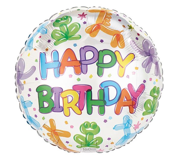 HBD 17"*PKG* BIRTHDAY BALL