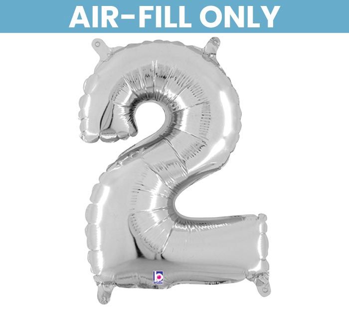 NUM 14" NUMBER 2 SHAPE SIL