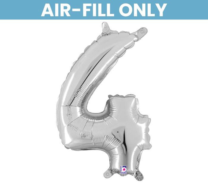 NUM 14" NUMBER 4 SHAPE SIL