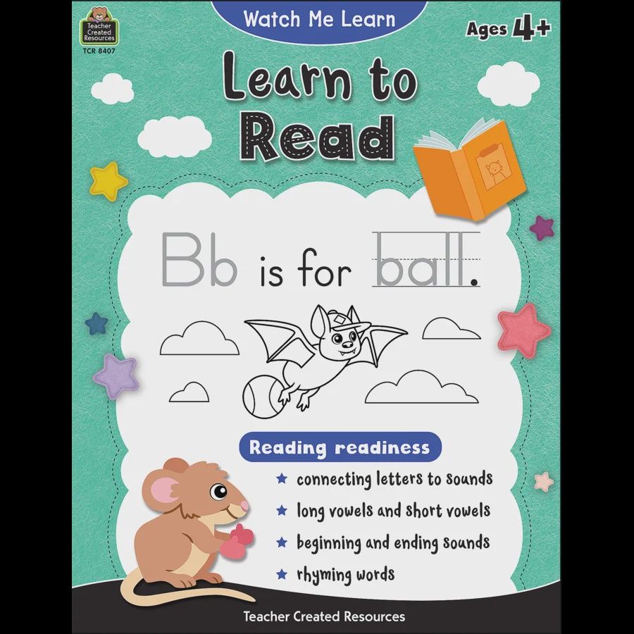 Watch Me Learn: Learn to Read, ages 4+