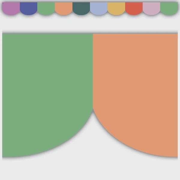 Color Crush Scalloped Die-Cut Border Trim
