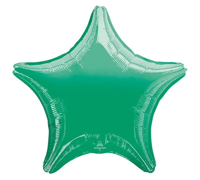 GREEN 19" STAR Foil Balloon