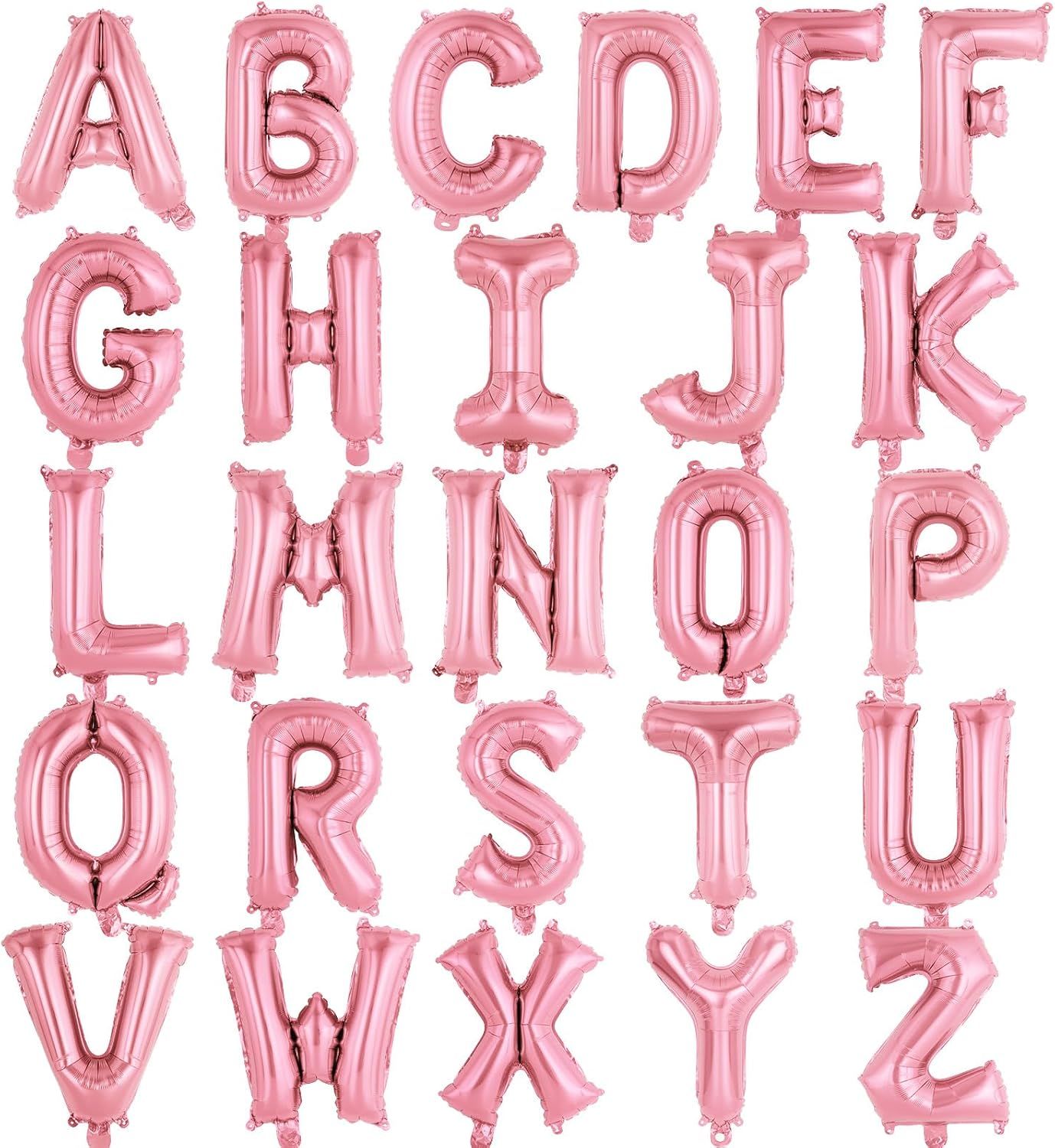 16" Pink Foil Letter B