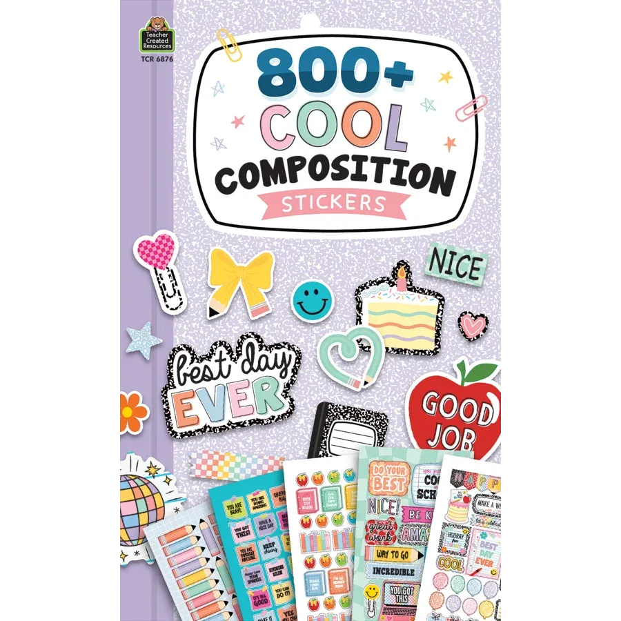 Cool Composition Sticker Pad