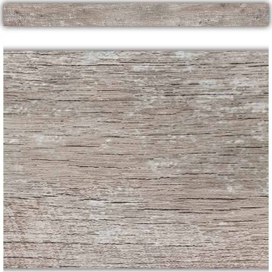 Weathered Wood Straight Border Trim