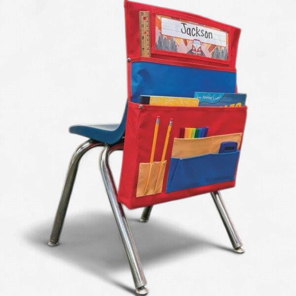 Red, Blue &amp; Orange Chair Pocket - For Standard-Sized Chairs