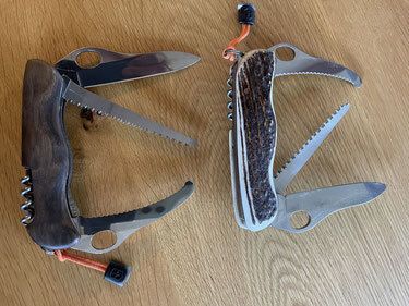 Victorinox- Holz- und Hirschhornsackmesser