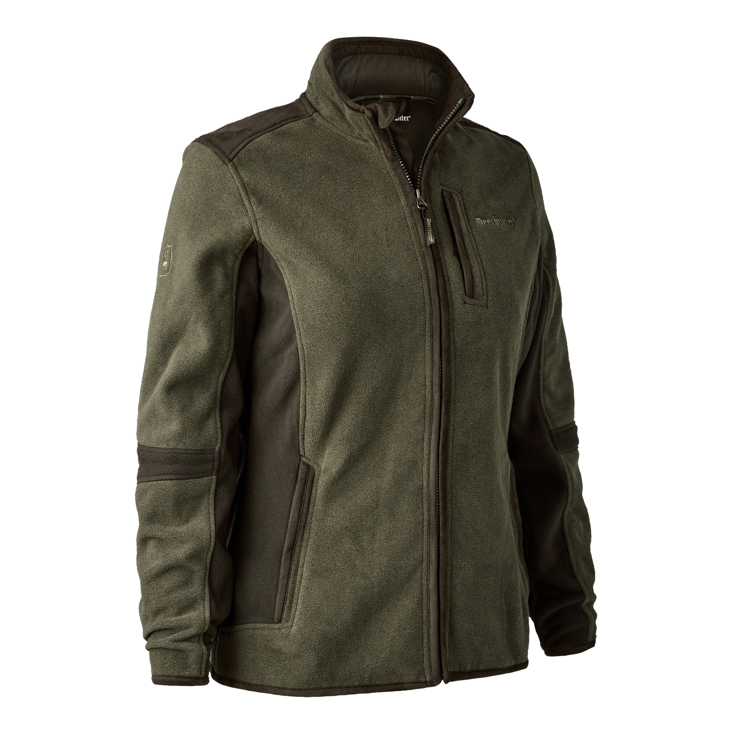 Deerhunter - Lady Pam Fleecejacke, Graphite Green Melange