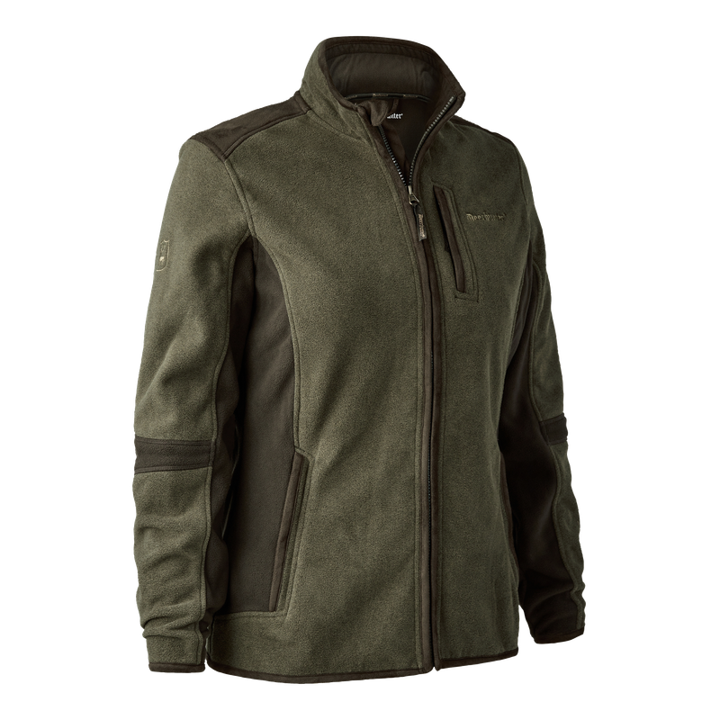 Deerhunter - Lady Pam Fleecejacke, Graphite Green Melange Deerhunter - Lady Pam Fleecejacke, Graphite Green Melange