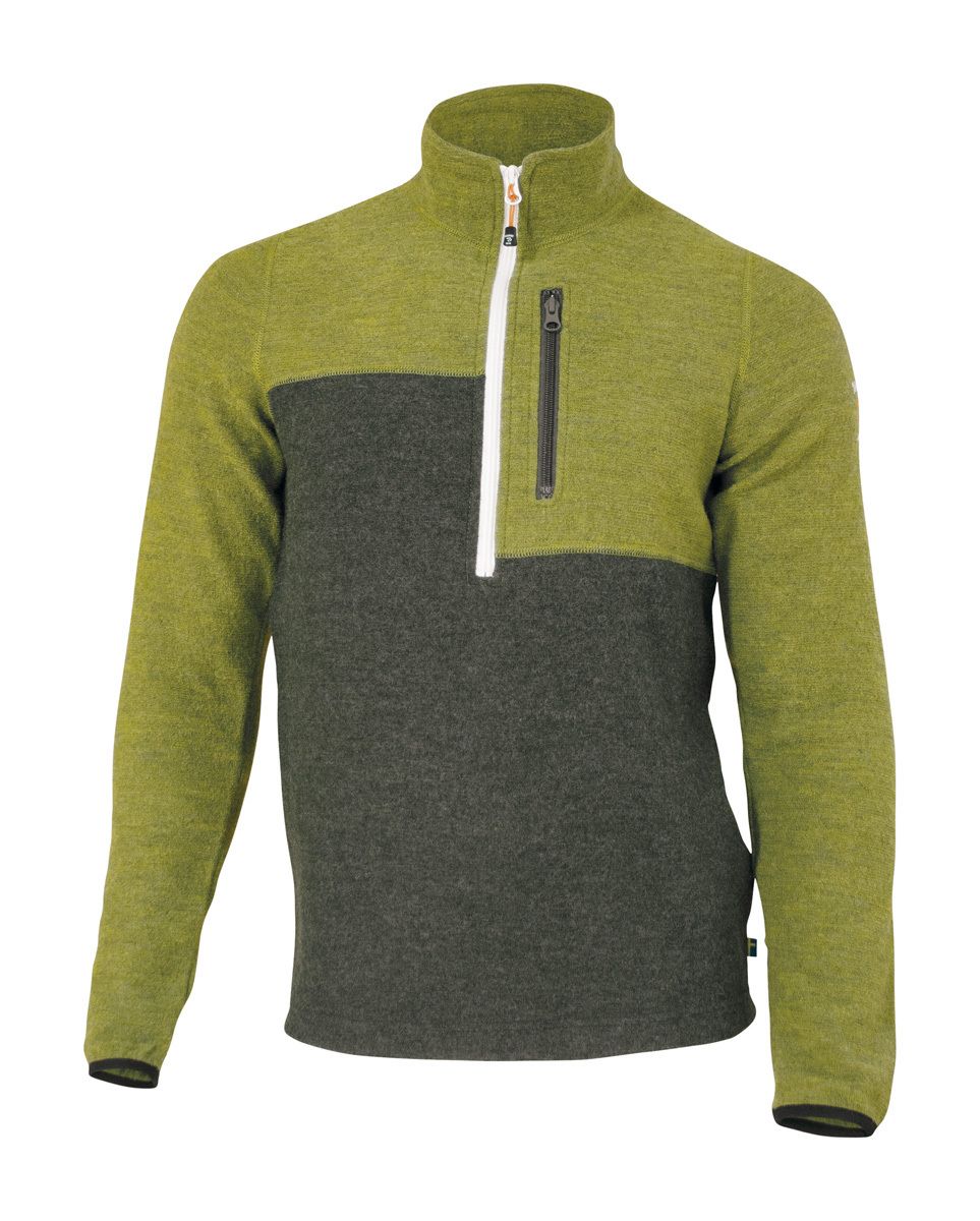 Ivanhoe Ziggy halfzip - loden green - Wollpullover eher knapp ausgemessen XXL