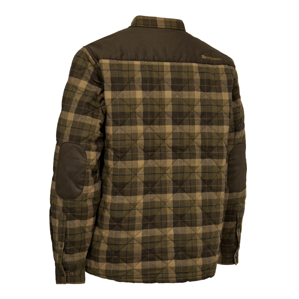 Deerhunter Elbert gefütterte Hemdjacke Brown Check