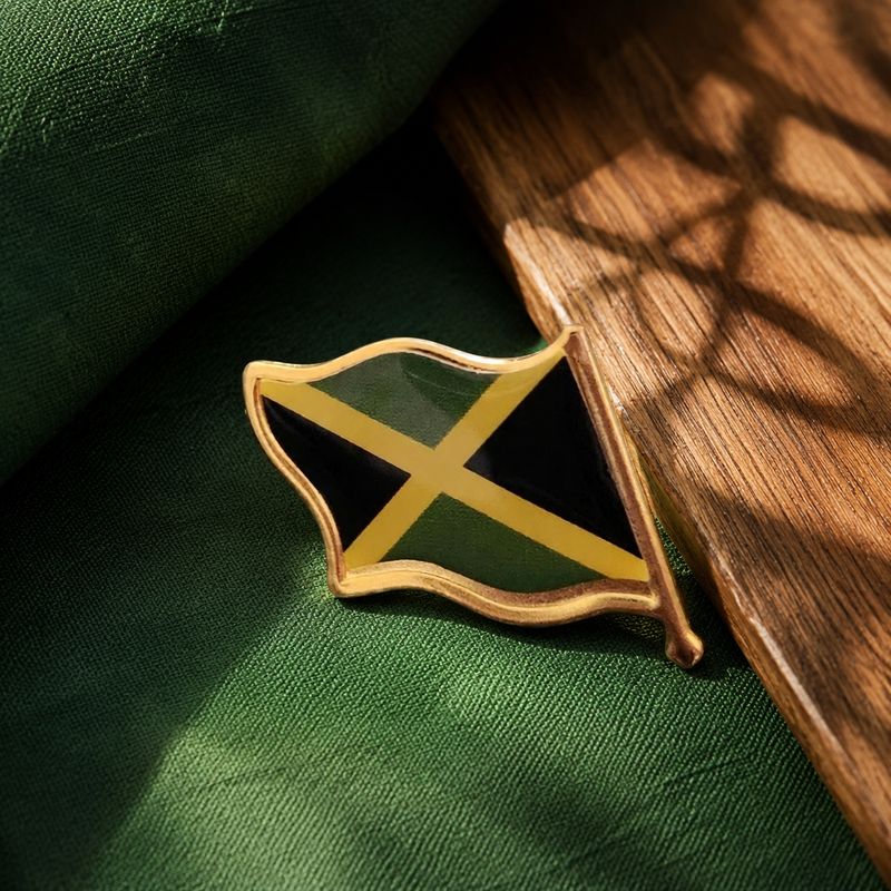 Jamaican Flag lapel pin