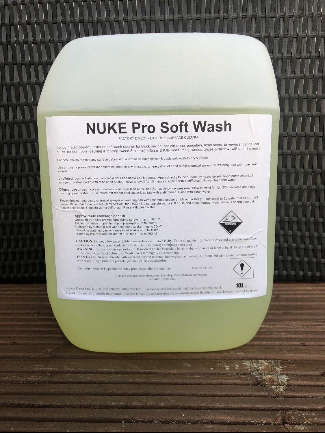 NUKE Pro - Soft Wash (Lemon) on offer Buy 1 get 1 FREE