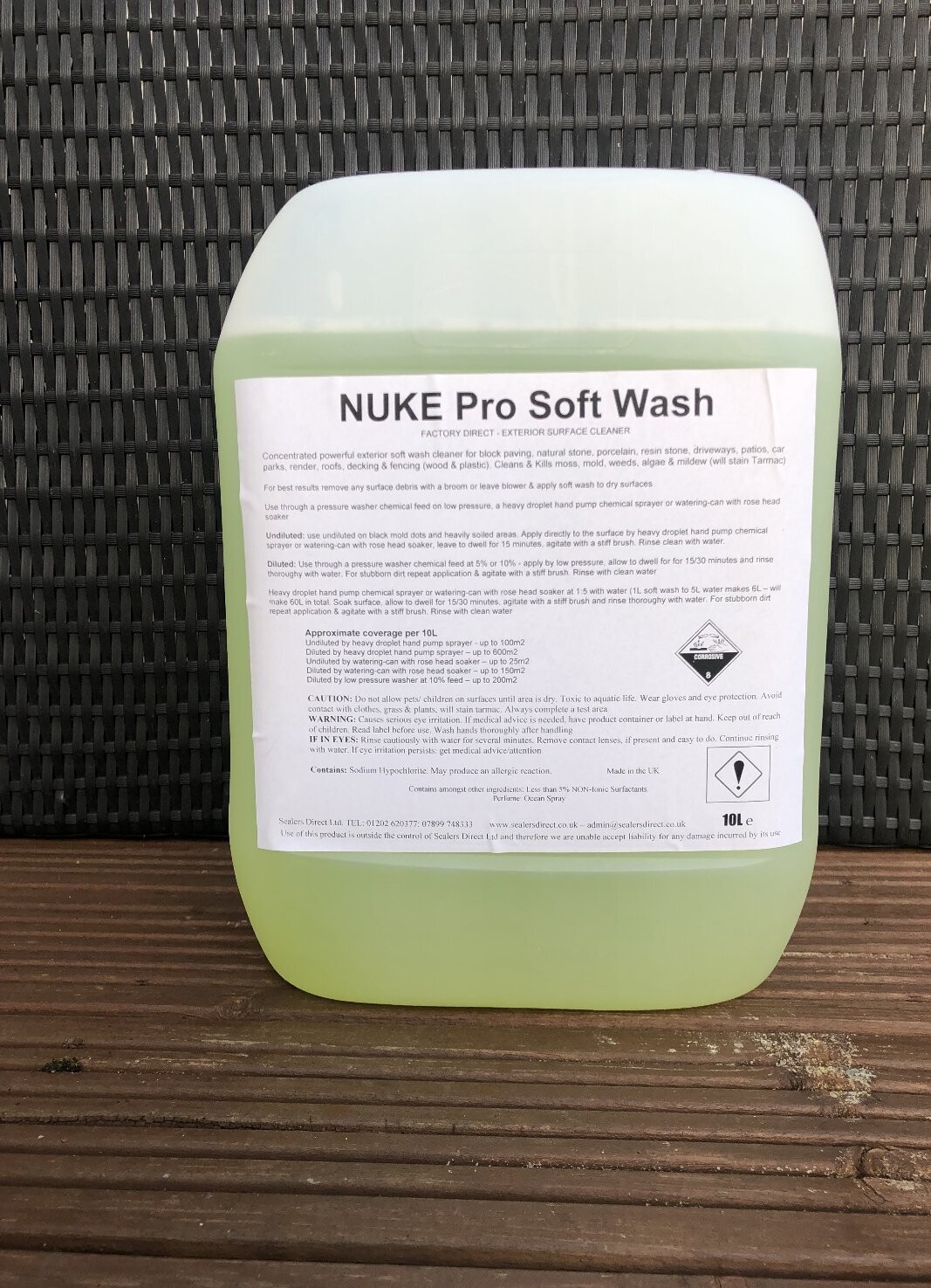 Buy quality Soft Wash chemicals direct