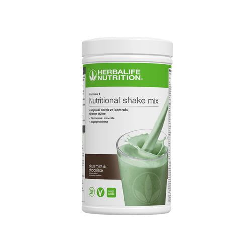 Formula 1 Shake okus meta in čokolada (NOVI OKUS) – brez glutena