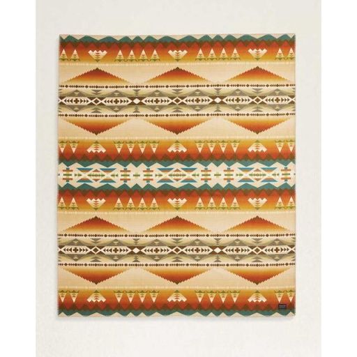 PENDLETON JACQUARD UNNAPPED ROBE BLANKET - SOLSTICE CANYON