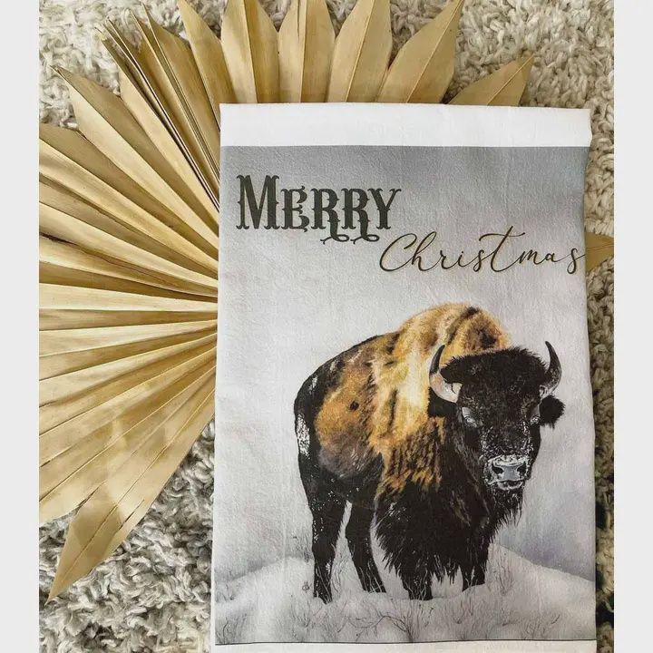 DOLLY ESTELLE TEA TOWEL - GERONIMO (MERRY CHRISTMAS)