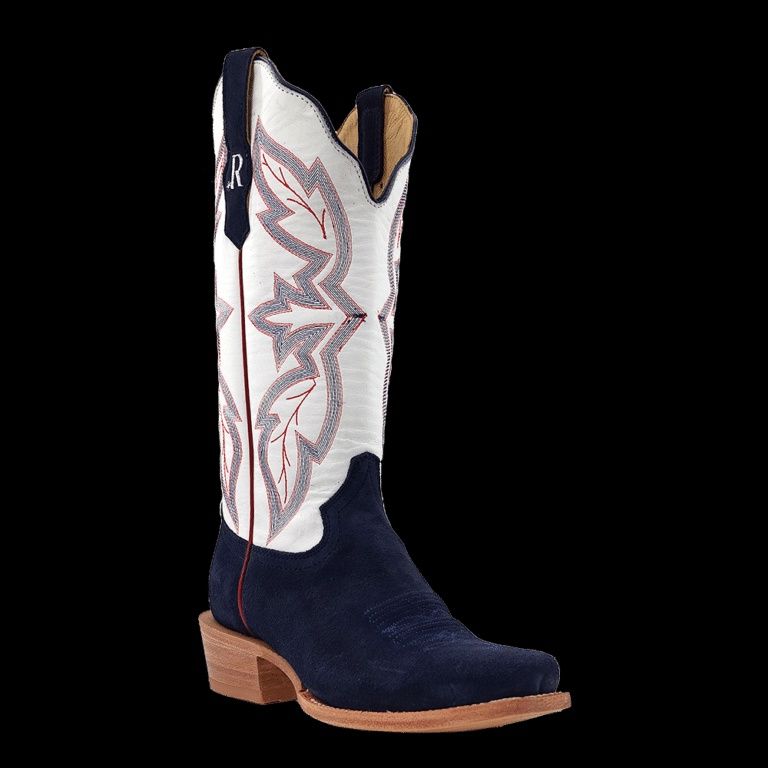 R. WATSON WOMEN'S BOOT - MIDNIGHT BLUE ROUGHOUT