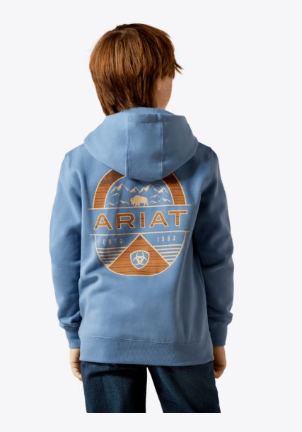 ARIAT BOYS' SUN VALLEY CIRCLE HOODIE