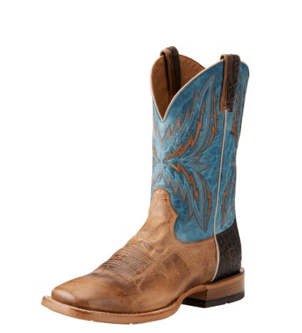 ARIAT MEN'S ARENA REBOUND BOOT - DUSTED WHEAT/HERITAGE BLUE