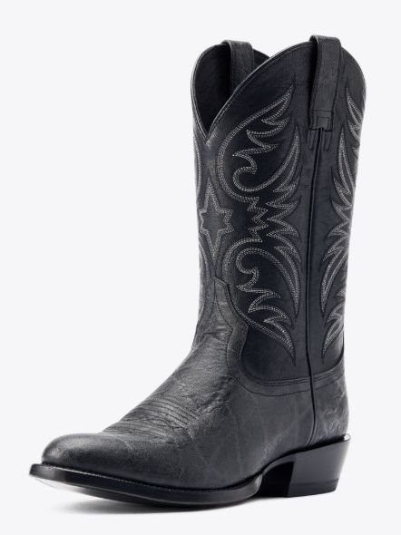 ARIAT MEN'S BANKROLL BLACK ELEPHANT PRINT BOOT