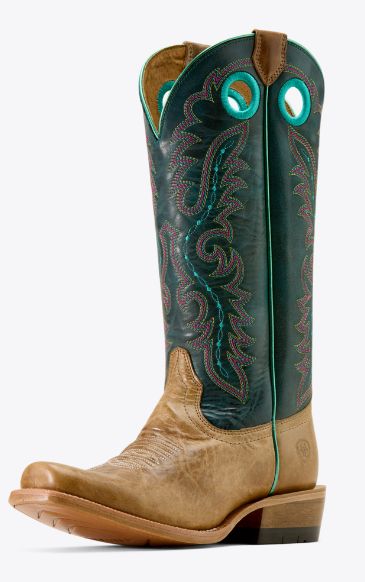ARIAT WOMEN'S FUTURITY BOON BOOT - CARMELIZED/PURSUIT OF TEAL