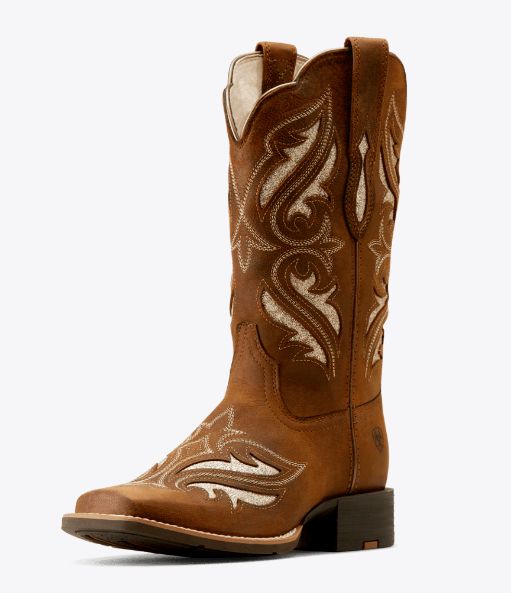 ARIAT WOMEN'S ROUND UP BOOT - SASSY BROWN