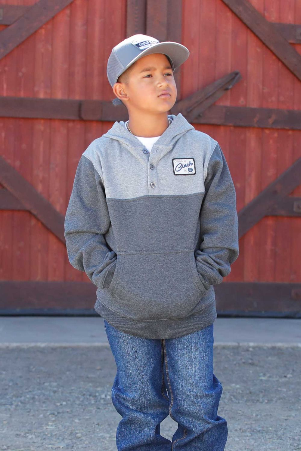 CINCH BOYS' PULLOVER HOODIE