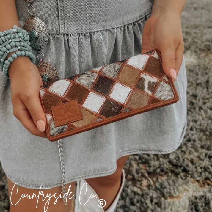 COUNTRYSIDE WALLET, STYLE: CATTLE CHIC