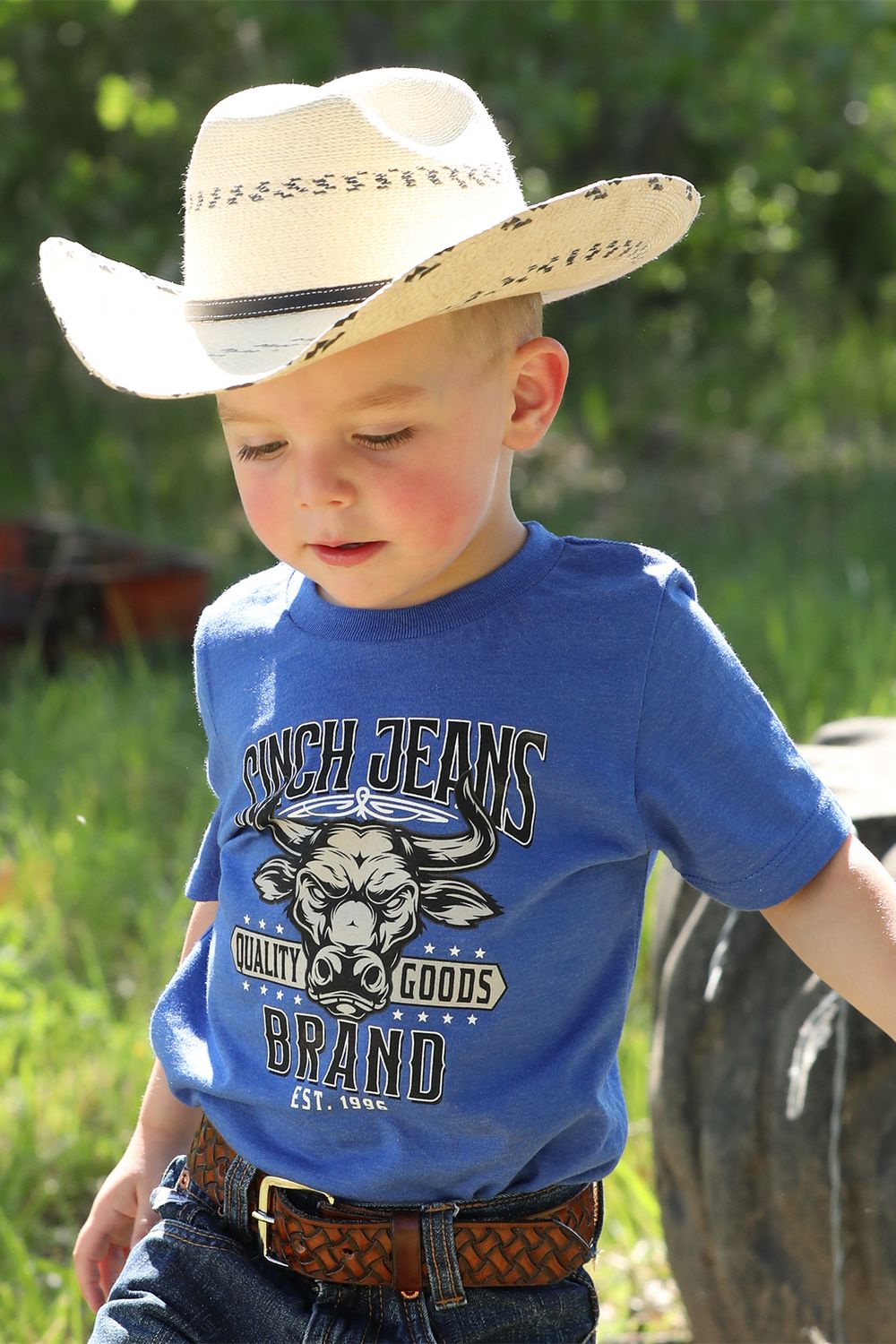 CINCH INFANT/TODDLER BOYS' GRAPHIC TEE - BLUE