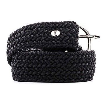 DOUBLE S MEN'S NYLON BRAIDED BELT