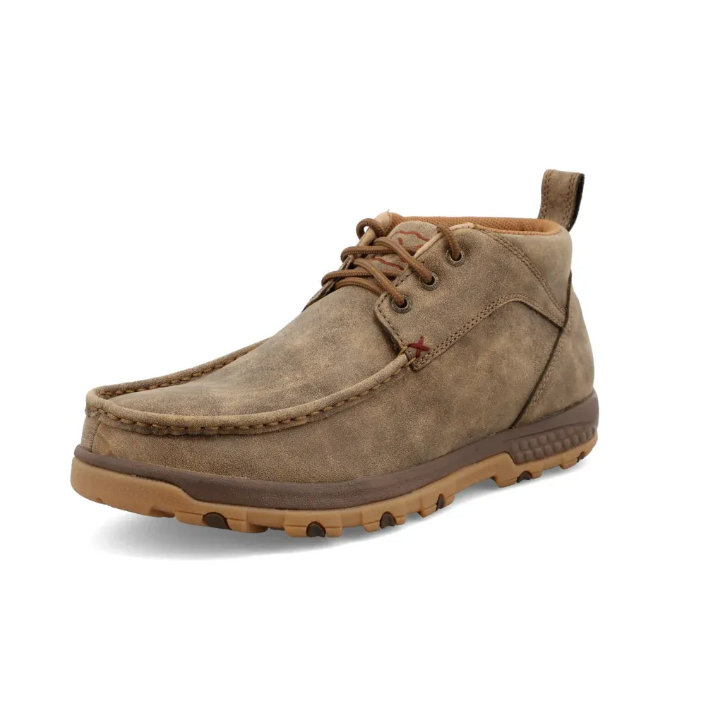 TWISTED X MEN'S CHUKKA / CELLSTRETCH DRIVING MOCCASIN - BOMBER