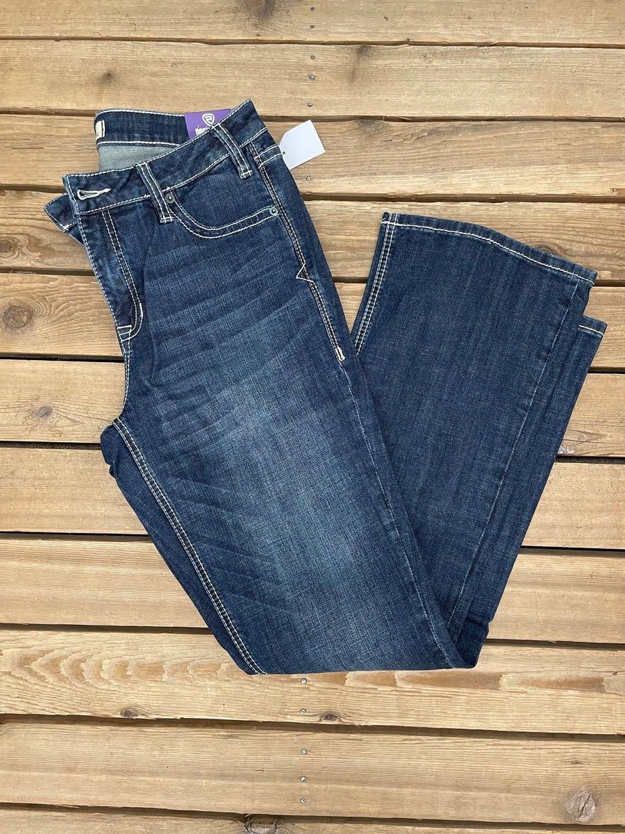 ROCK &amp; ROLL DENIM WOMEN'S MID RISE BOOTCUT JEAN