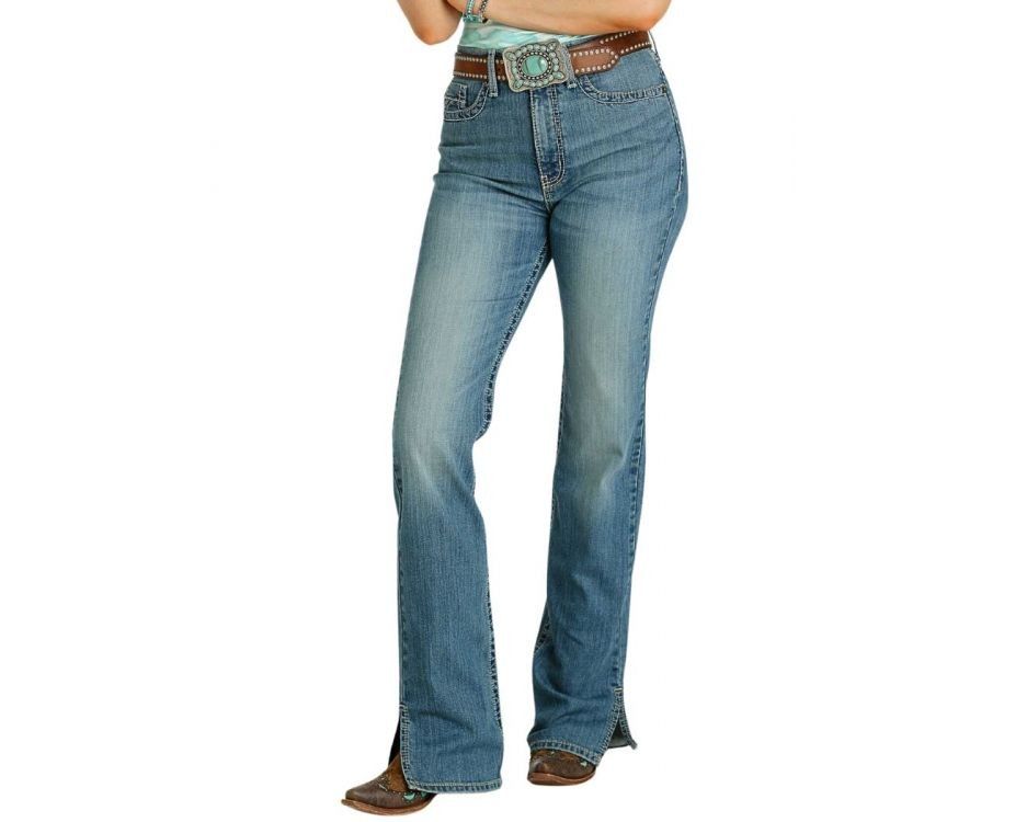 CINCH WOMEN'S SKYLAR BOOT CUT JEAN - MEDIUM STONE
